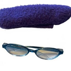 Doll Glasses with Purple Case